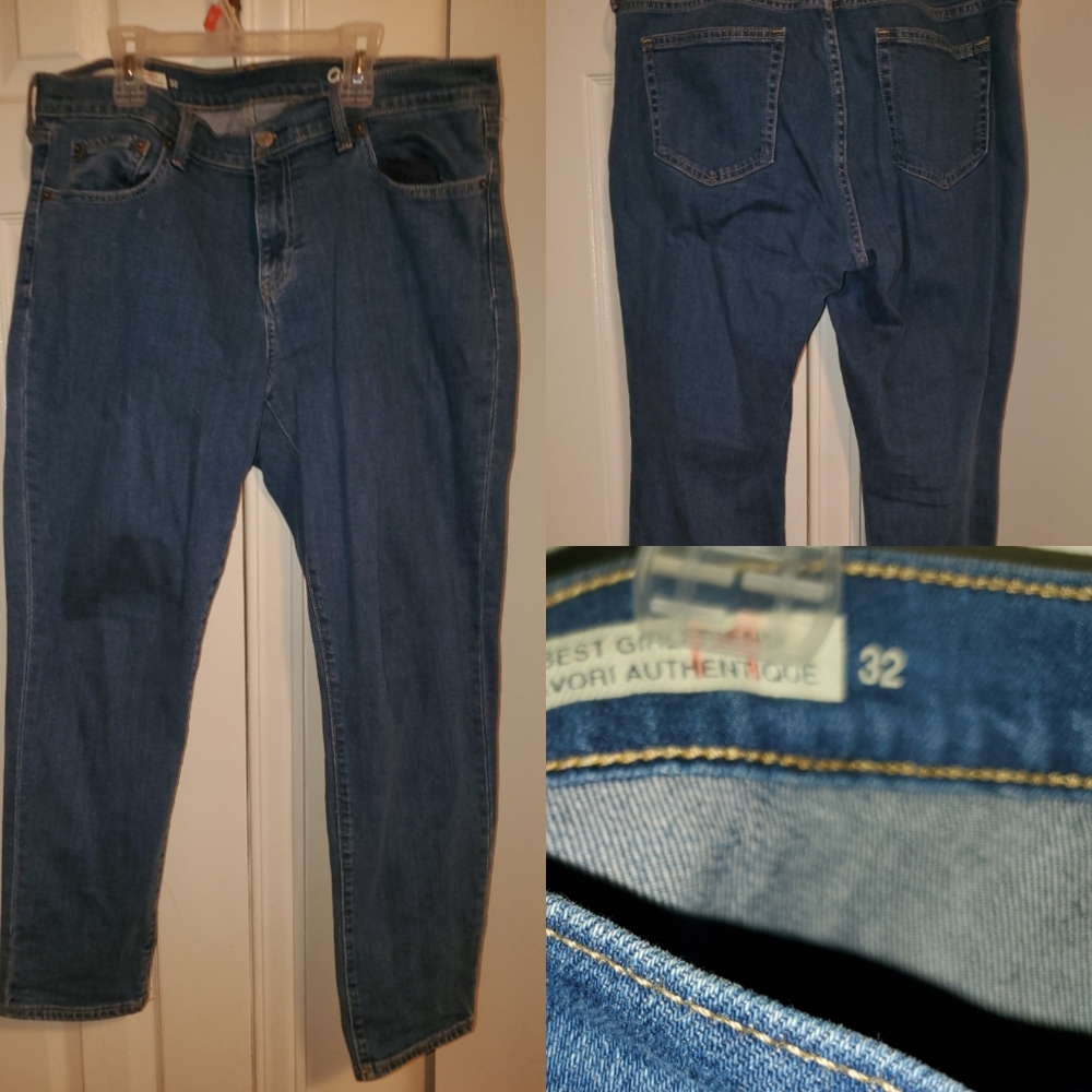 GAP girlfriend jeans size 32